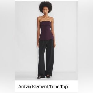 Brand New Aritzia Babaton Element Tube Top